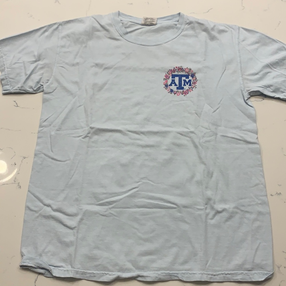 Texas A&M University Aggies comfort colors floral T-shirt